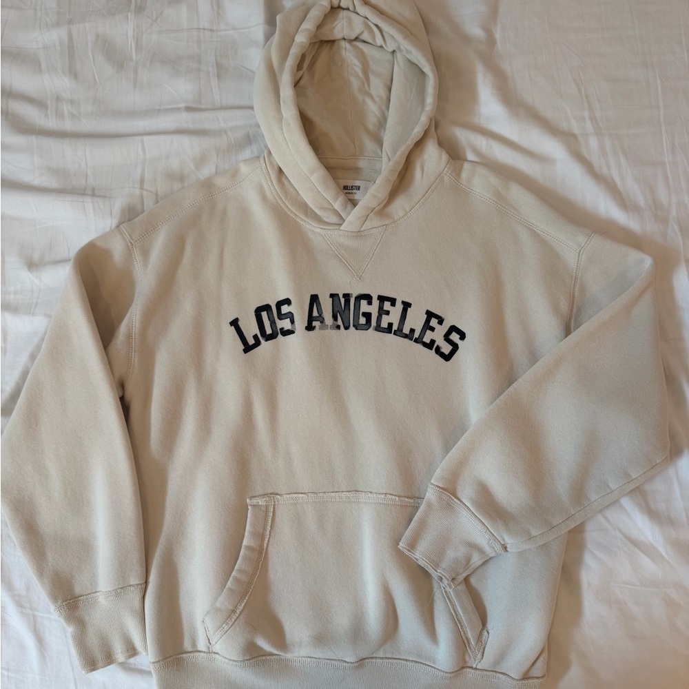Hollister Distressed Oversized LA Hoodie (S)